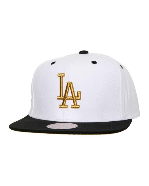 Mitchell & Ness Black Los Angeles Dodgers Cooperstown Collection Mvp Snapback Hat