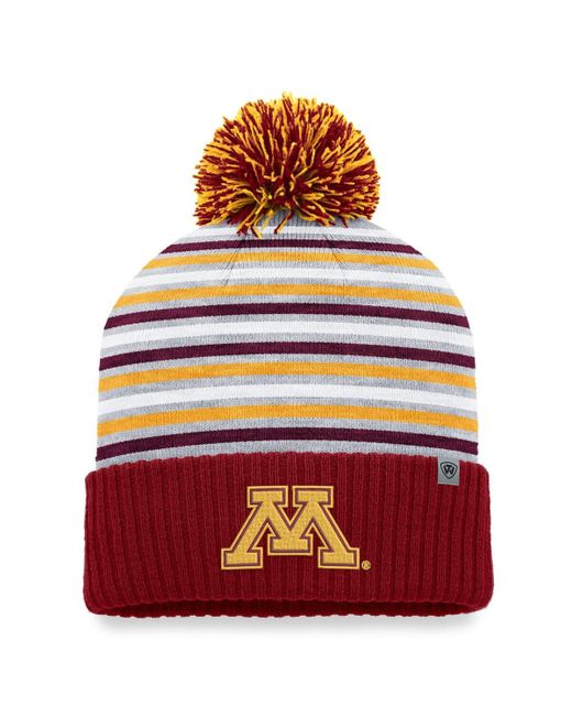 Top Of The World Minnesota Gophers Dash Cuffed Knit Hat with Pom