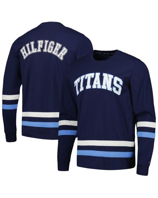Tommy Hilfiger Light Blue Tennessee Titans Nolan Long Sleeve T-shirt