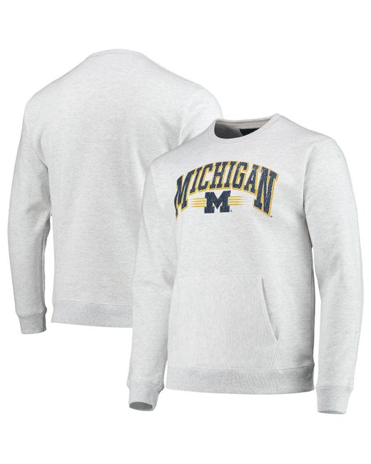 League Collegiate Wear Michigan Wolverines Upperclassman Pocket Pullover Sweatshirt