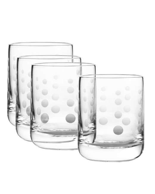 Qualia Glass Galaxy Double Old Fashioned Glasses Set Of 4