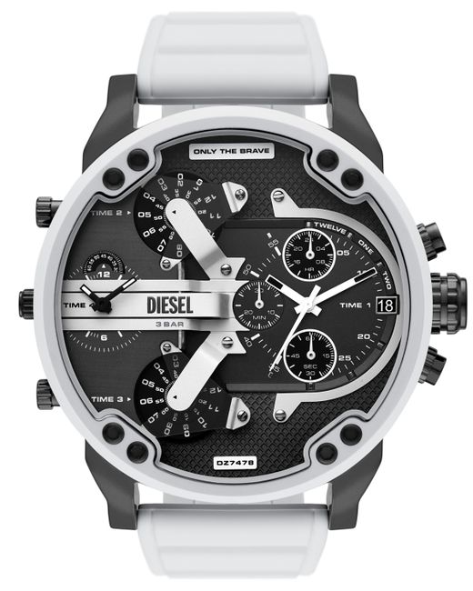 Diesel Mr. Daddy 2.0 Quartz Gunmetal Stainless Steel Watch 57mm