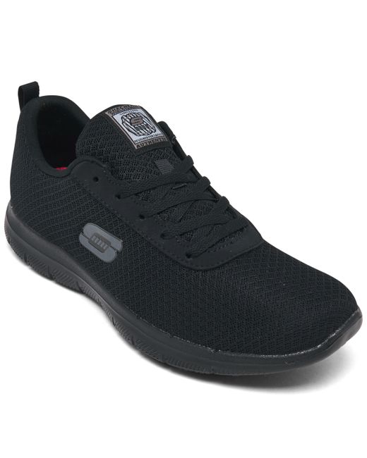Skechers Work Relaxed Fit Ghenter Bronaugh Slip Resistant Athletic Sneakers from Finish Line