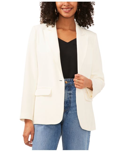 Vince Camuto Notched Collar Single Button Blazer