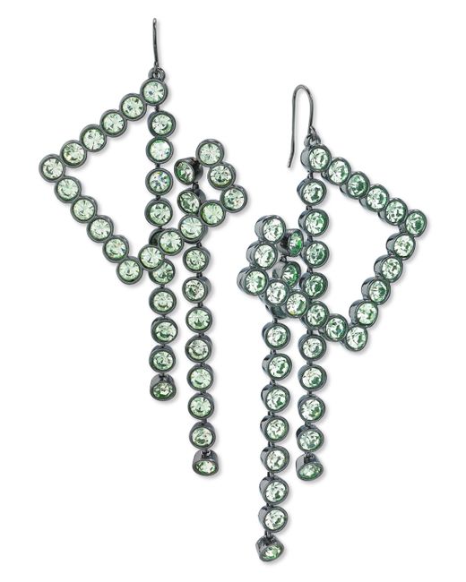 I.N.C. International Concepts I.n.c International Concepts Crystal Linear Drop Earrings Created for