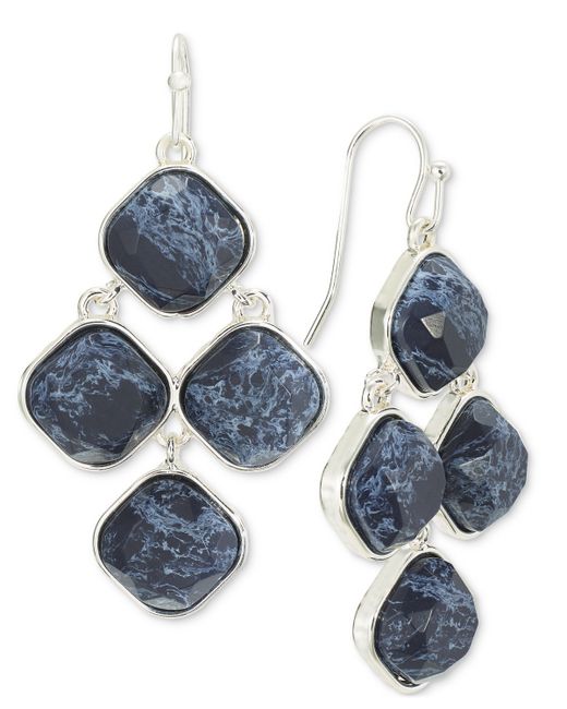 Style & Co Large Stone Drop Earrings Created for