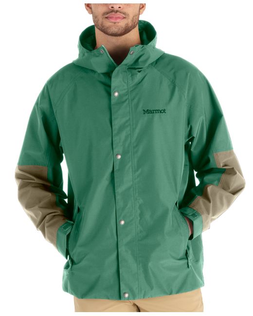 Marmot Cascade Waterproof Full-Zip Hooded Jacket vetiver