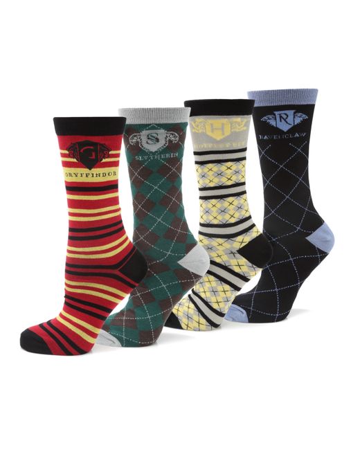 Harry Potter House Socks Gift Set Pack of 4
