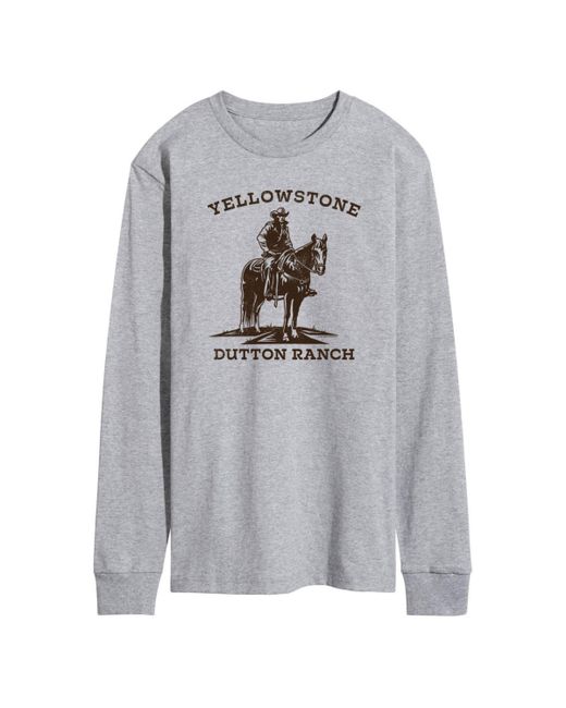 Airwaves Yellowstone Cowboy Long Sleeve T-shirt