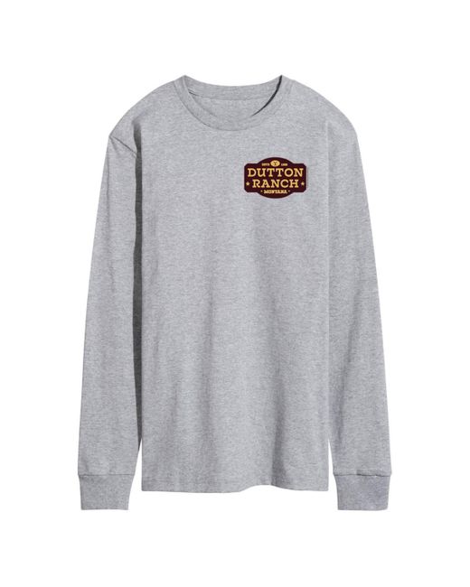 Airwaves Yellowstone Dutton Ranch Logo Long Sleeve T-shirt