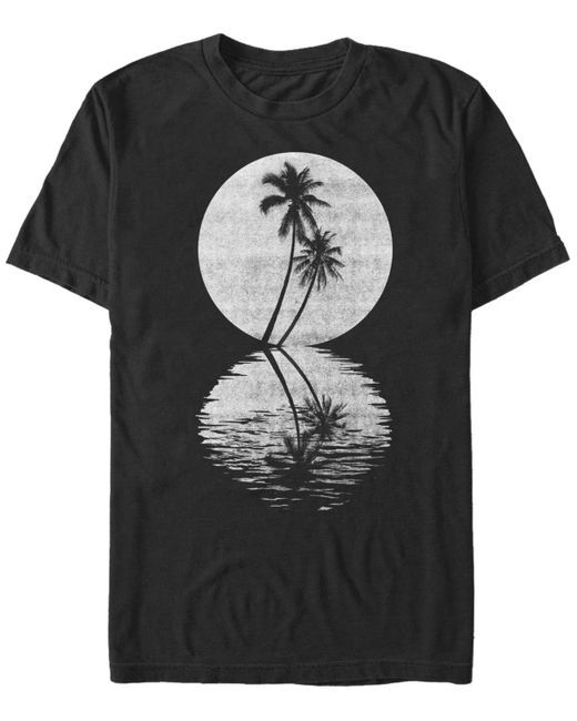 Fifth Sun Generic Additude Palm Moon Short Sleeves T-shirt