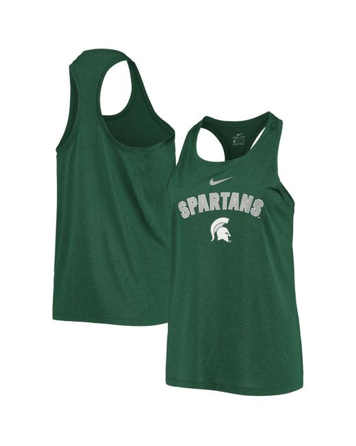 Nike Michigan State Spartans Arch and Logo Classic Performance Tank Top