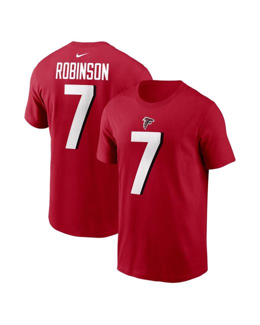 Nike Bijan Robinson Atlanta Falcons Player Name and Number T-shirt
