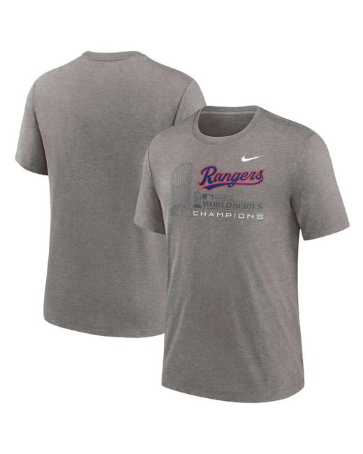 Nike Texas Rangers 2023 World Series Champions Tri-Blend T-shirt
