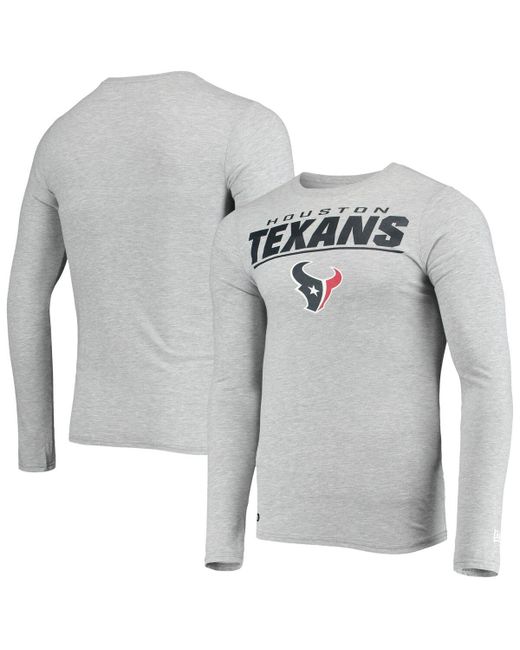 New Era Houston Texans Combine Authentic Stated Long Sleeve T-shirt