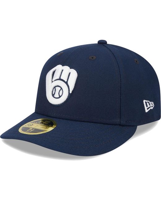 New Era Milwaukee Brewers Oceanside Low Profile 59FIFTY Fitted Hat