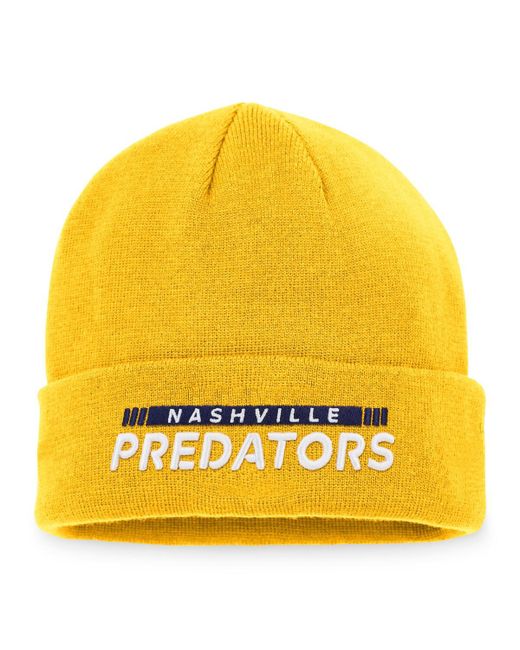 Fanatics Nashville Predators Authentic Pro Rink Cuffed Knit Hat