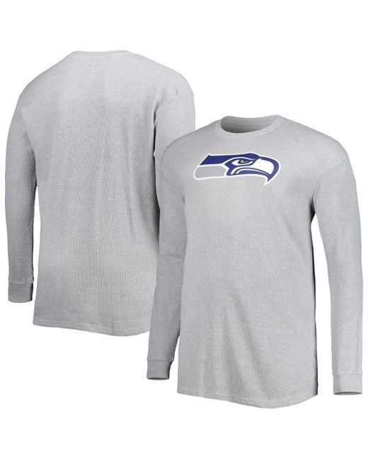 Fanatics Seattle Seahawks Big and Tall Waffle-Knit Thermal Long Sleeve T-shirt
