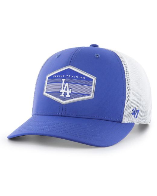 '47 Brand 47 Brand Los Angeles Dodgers Spring Training Burgess Trucker Snapback Hat