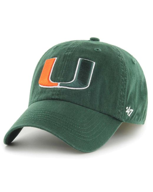 '47 Brand 47 Brand Miami Hurricanes Franchise Fitted Hat