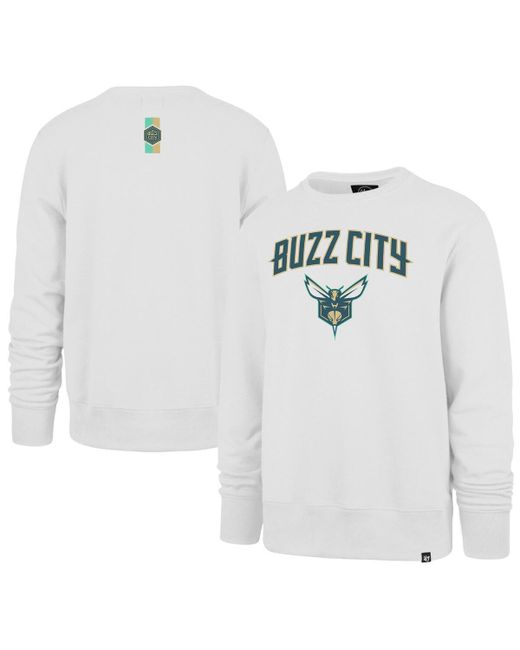 '47 Brand 47 Brand Charlotte Hornets 2023/24 City Edition Postgame Headline Crew Pullover Sweatshirt