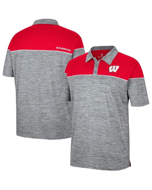Colosseum Wisconsin Badgers Birdie Polo Shirt