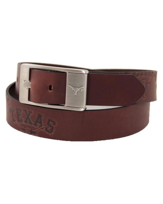 Eagles Wings Texas Longhorns Brandish Leather Belt