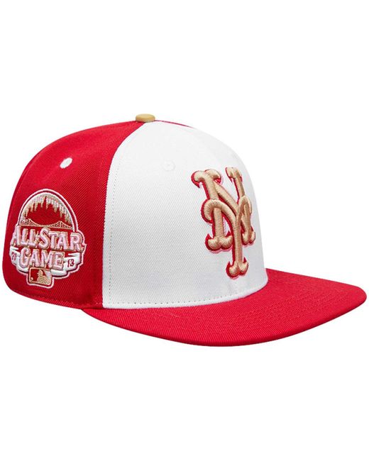 Pro Standard Red New York Mets Strawberry Ice Cream Drip Snapback Hat