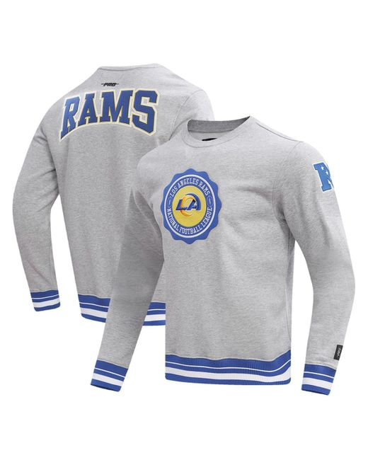 Pro Standard Los Angeles Rams Crest Emblem Pullover Sweatshirt
