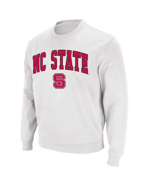 Colosseum Nc State Wolfpack Arch Logo Crew Neck Sweatshirt