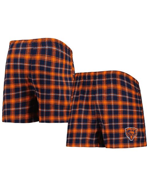 Concepts Sport and Orange Chicago Bears Ledger Flannel Boxers