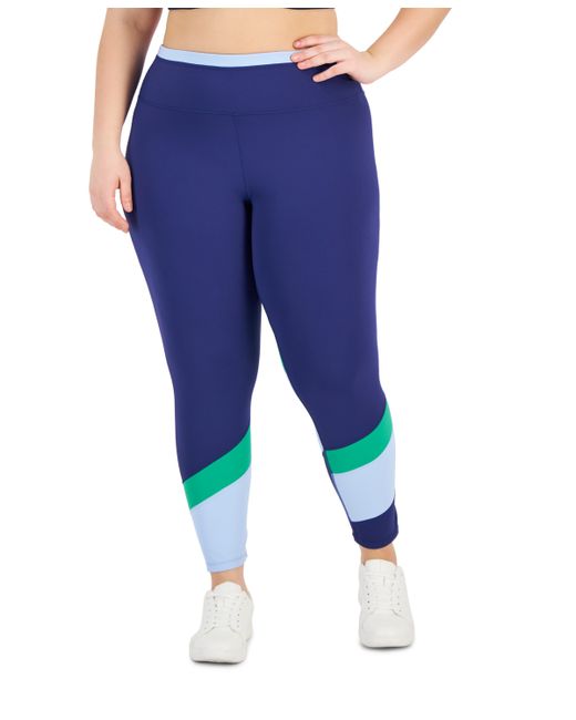 Id Ideology Plus High Rise Colorblock 7/8 Leggings Created for