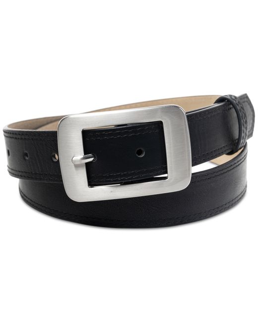 Style & Co Rectangle-Buckle Faux-Leather Belt Created for