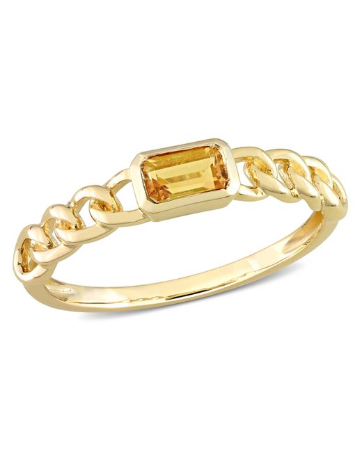 Macy's 10K Gold Plated Link Ring