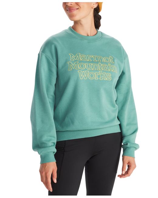 Marmot Mmw Graphic-Print Boxy Sweatshirt