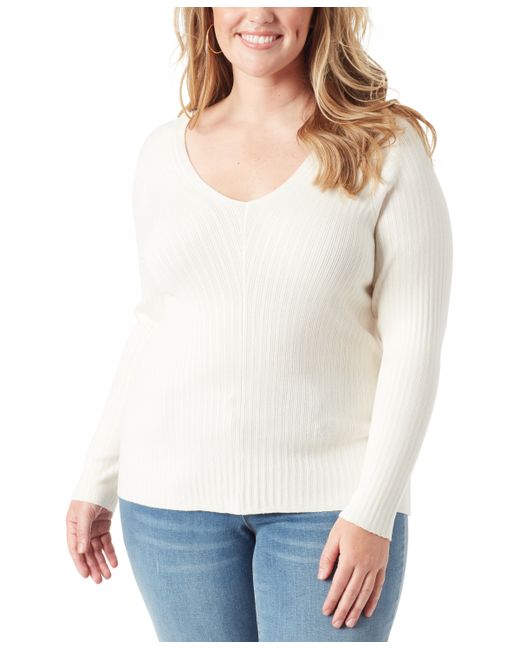 Jessica Simpson Trendy Plus Prescilla Ribbed Sweater