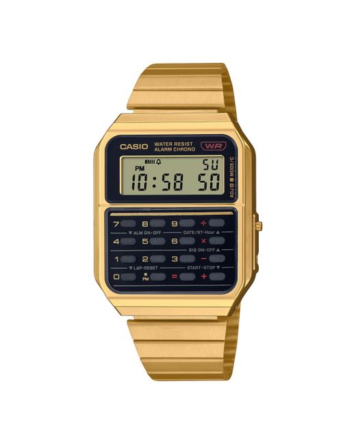 Casio Digital Quartz Tone Stainless Steel Watch 34.4mm
