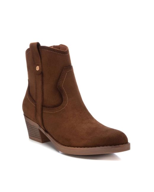 Xti Suede Italian Western Boots By
