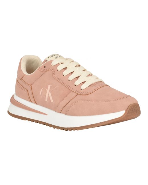 Calvin Klein Piper Lace-Up Platform Casual Sneakers