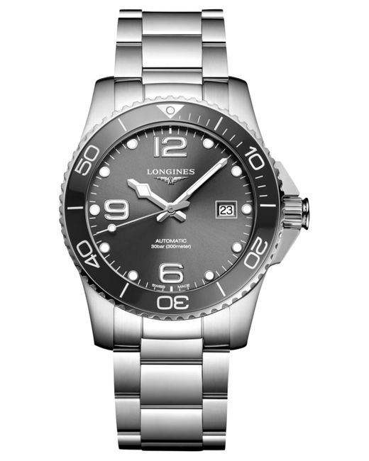 Longines Swiss Automatic HydroConquest Stainless Steel Bracelet Watch 41mm