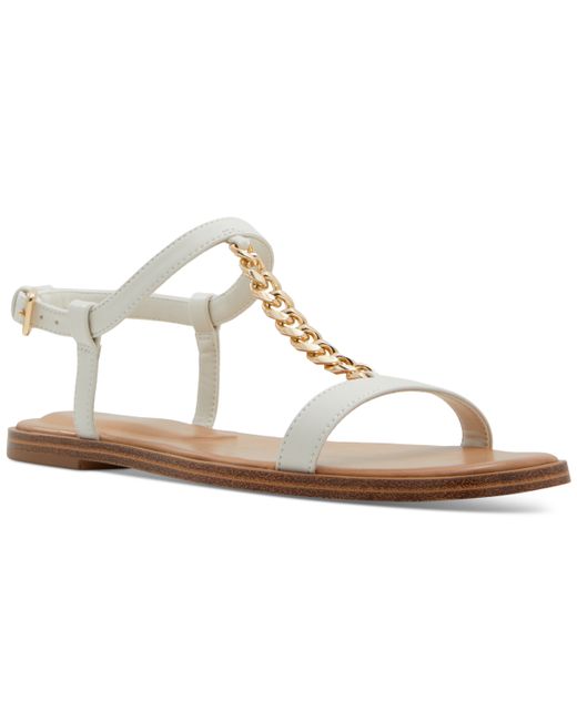 Aldo Ethoregan Chain Ankle-Strap Flat Sandals