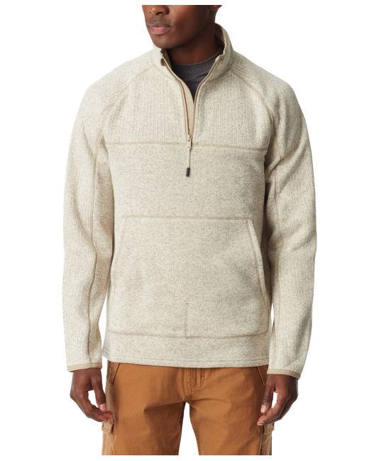 Bass Outdoor Quarter-Zip Long Sleeve Pullover Sweater