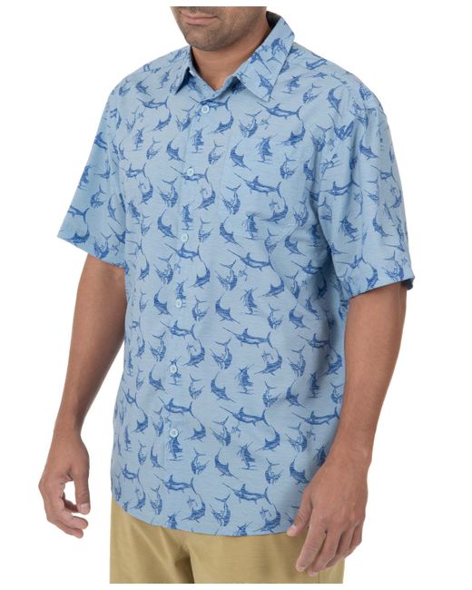 Guy Harvey Short Sleeve Retro Billfish Fishing Shirt