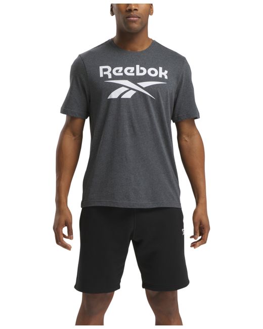 Reebok Identity Stacked Logo T-Shirt White