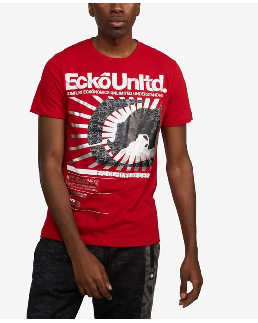 Ecko Unltd Star Burst Graphic T-shirt
