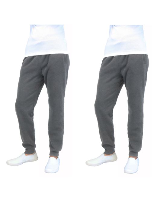 Galaxy By Harvic 2-Packs Slim-Fit Fleece Jogger Sweatpants