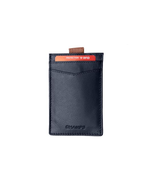 Champs Smart Tap Leather Rfid Card Holder Gift Box