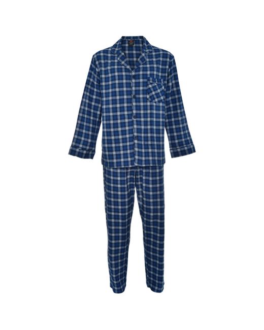 Hanes Flannel Plaid Pajama Set