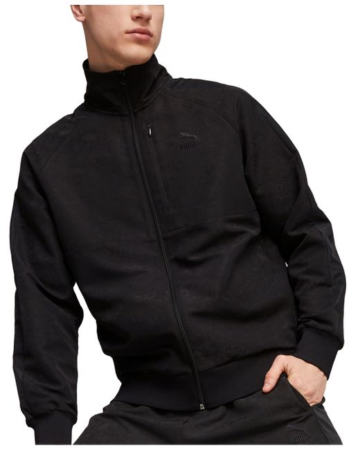 Puma Paisley Luxe Jacquard Zip-Front Track Jacket
