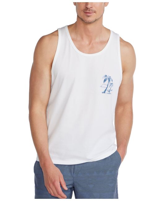 Chubbies The Relaxer Palm Tree Logo Graphic Tank